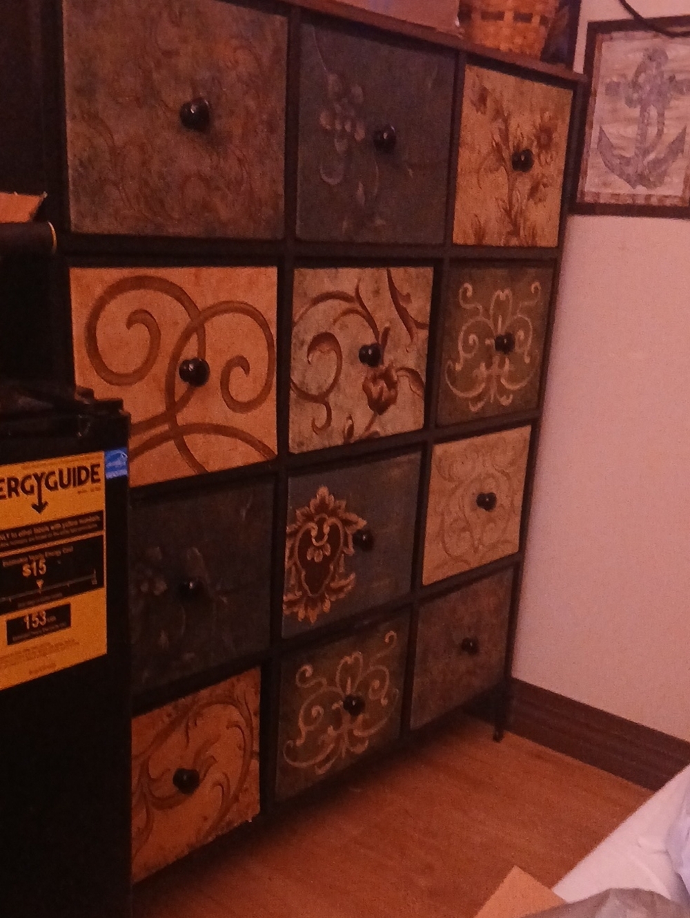 Decorative Multi-Color Wall Storage Cabinet - Home Wall Decor